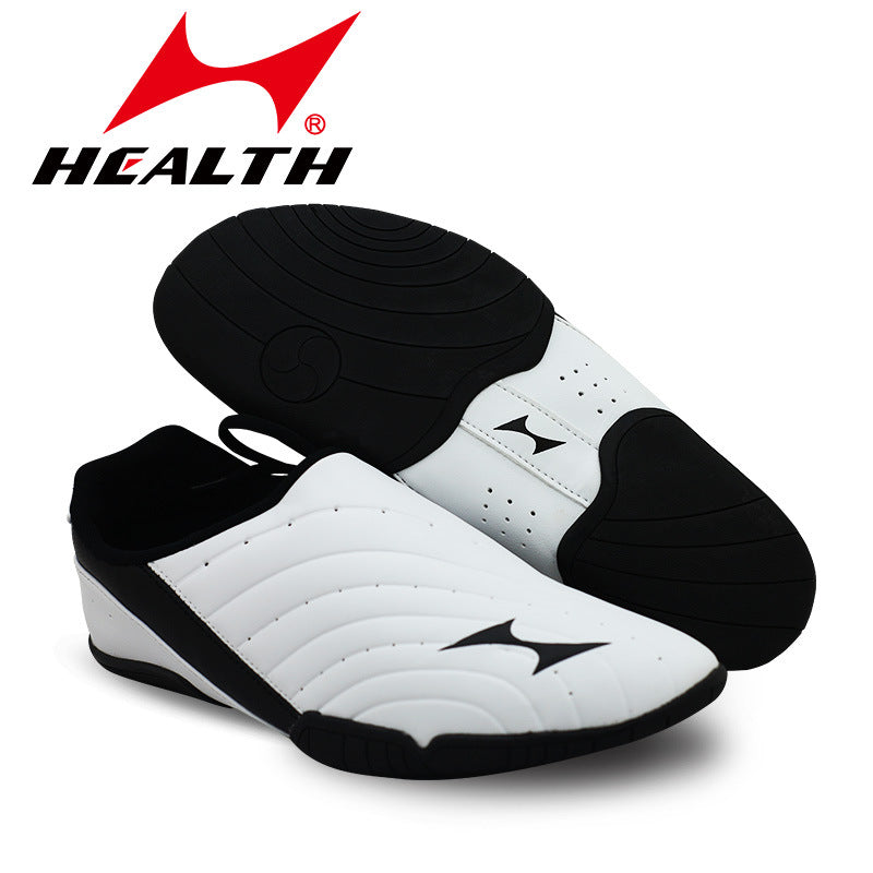 Hailes Taekwondo Shoes 5858 Men&#039;s And Women&#039;s Breathable Taekwondo Shoes Wear-resistant Training Competition Coach Shoes Authentic