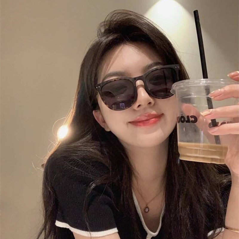 Women&#039;s Internet Celebrity Korean-style Fashionable Anti-ultraviolet Sun-proof Polarized Driving Sunglasses