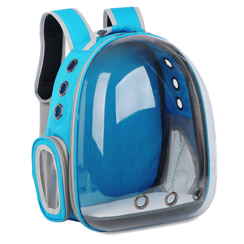 Spot New Pet Outing Bag Portable Space Capsule Transparent Cat Backpack