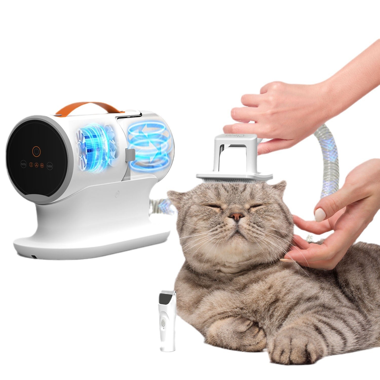 Pet Grooming Kit Smart Hair Remover For Cats And Dogs Cleaning Beauty Suitable For Large Medium Small Pets Hair Clippers