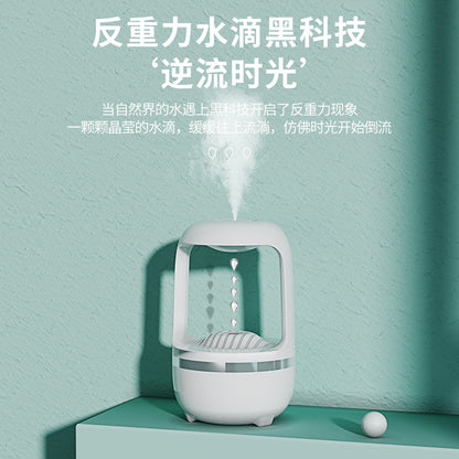 Anti-gravity Humidifier Water Droplet Backflow Humidifier Anti-dry Burning Air Humidifier, Wind-generated Water Humidifier