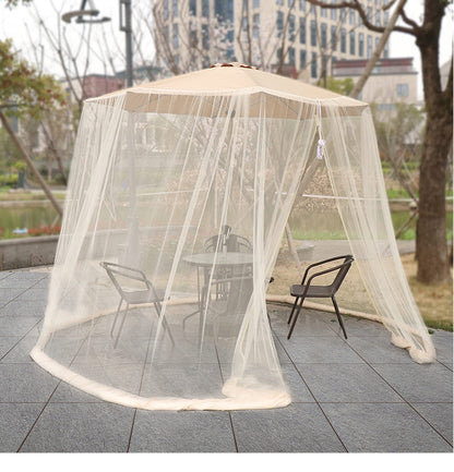 Purse Seine Water Pipe Weighted Umbrella Account Outside Parasol Anti-mosquito Net Wholesale Cross-border Hot-selling Explosive Products Factory Direct Supply Three-color