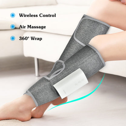 Amazon Hot Selling Usb Charging Home Hot Compress Leg Foot Massager Portable Air Sore Wave Leg Massager