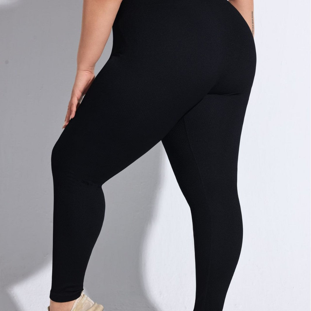Large Size Yoga Pants For Women With Fat Plus Size Running Sports Leggings For Obesity Fitness High Waist Seamless Trousers