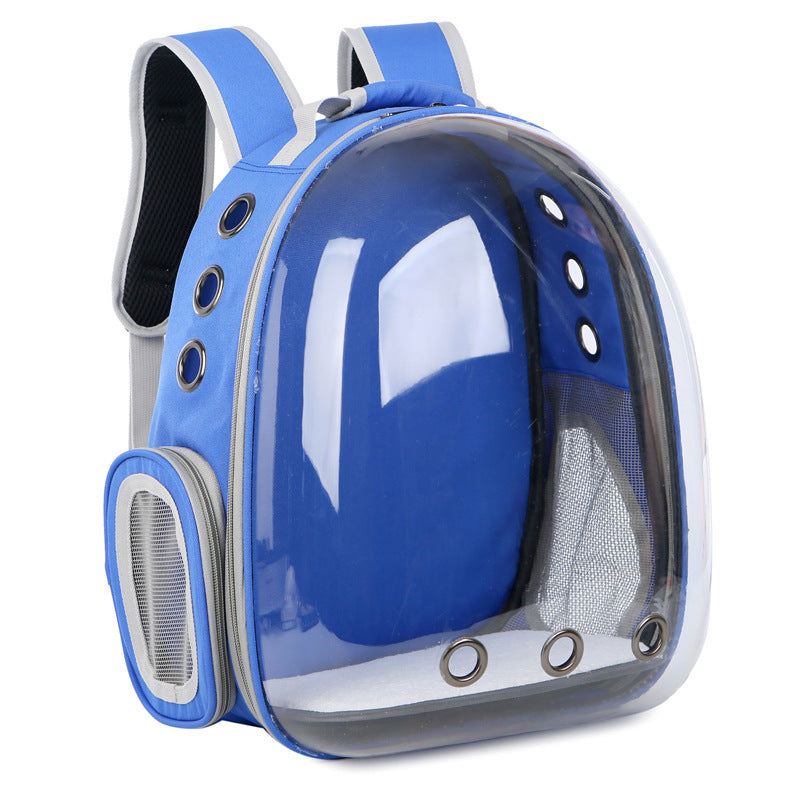 Spot New Pet Outing Bag Portable Space Capsule Transparent Cat Backpack
