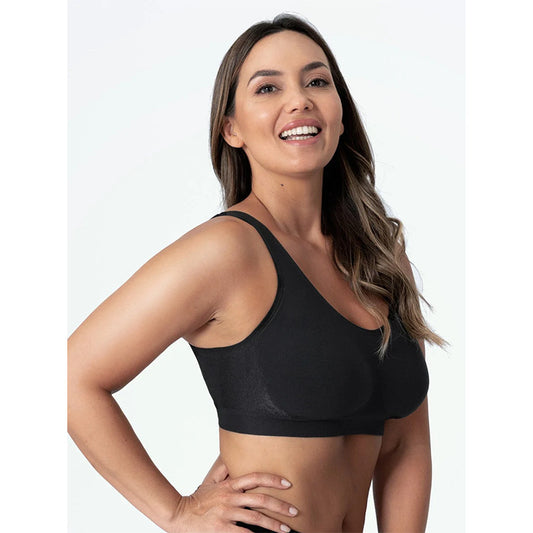 Women&#039;s Comfortable Shaping Wireless Bra Extended Buckle Vest Luxury Silk Small Backless Vest