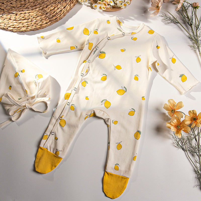 Summer New Products Baby Jumpsuit Long-sleeved Cotton Clothes Romper Baby Outerwear Romper