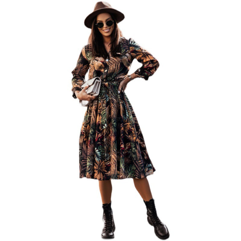 Amazon New Digital Print Dress