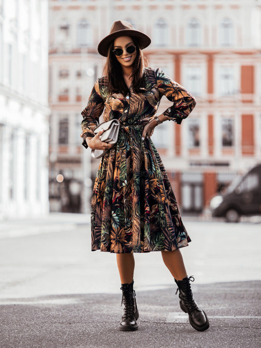 Amazon New Digital Print Dress