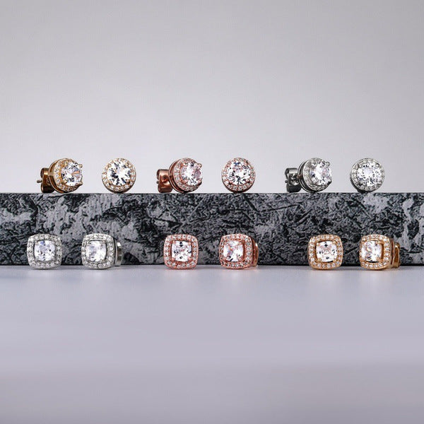 Ladies Fashion Zircon Earrings