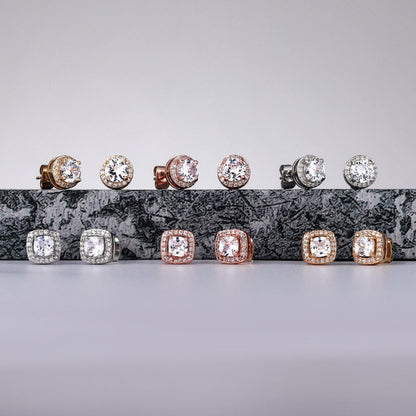 Ladies Fashion Zircon Earrings