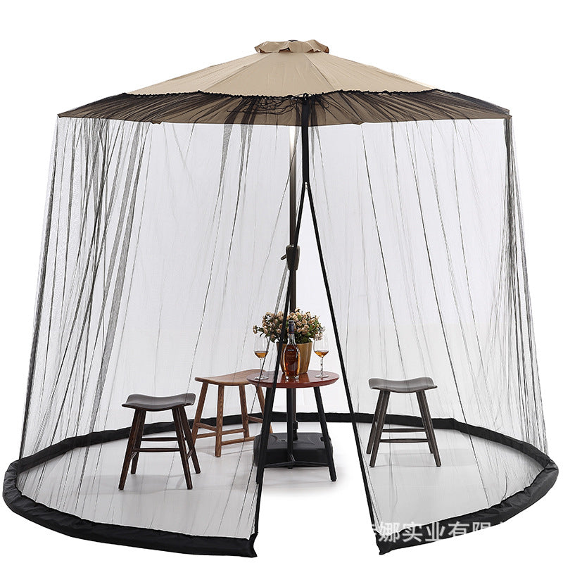Purse Seine Water Pipe Weighted Umbrella Account Outside Parasol Anti-mosquito Net Wholesale Cross-border Hot-selling Explosive Products Factory Direct Supply Three-color