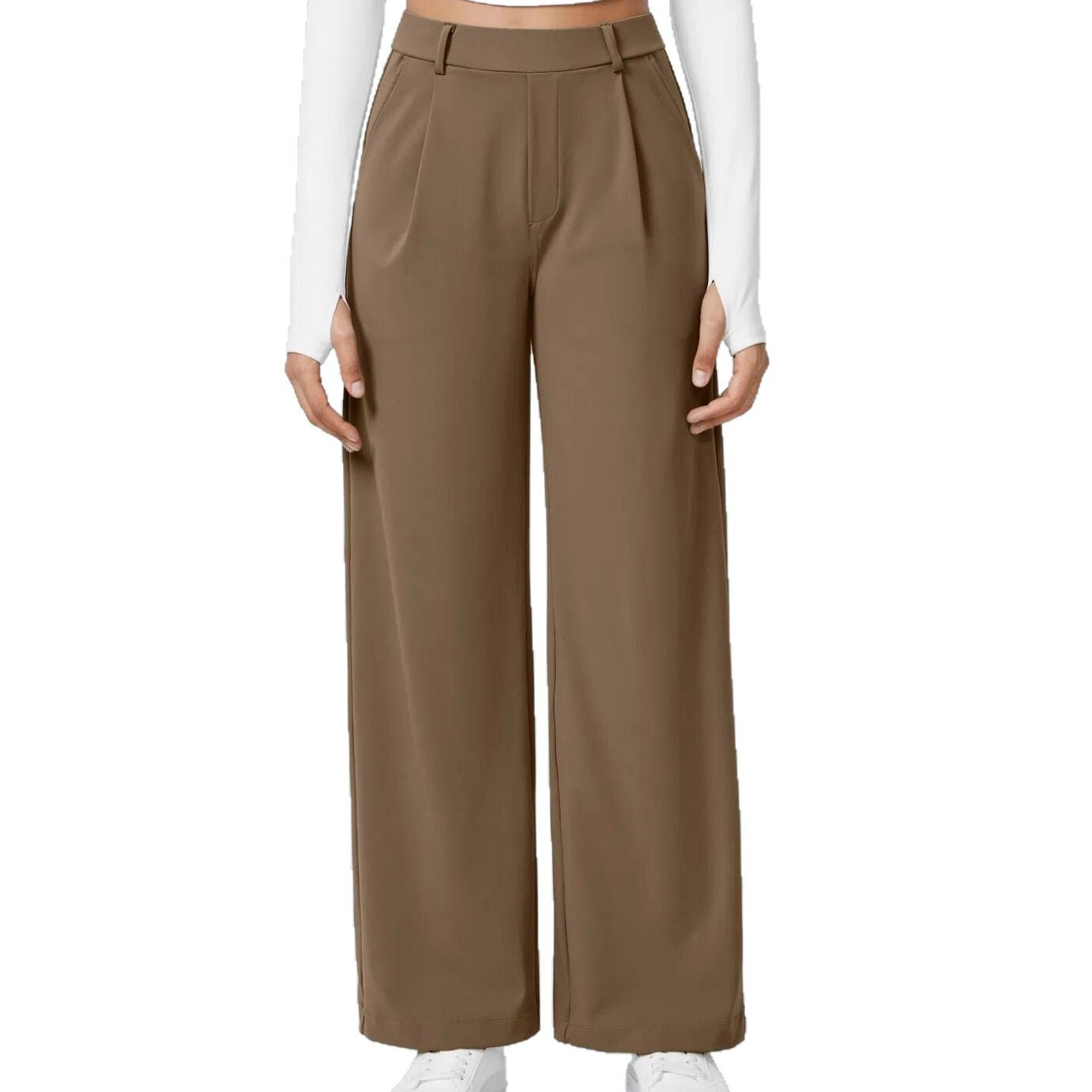 Outdoor Sports And Casual Pocket Pants Loose And Slim Straight Pants