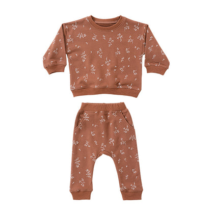 New Products  Baby Loose Casual Sweater Suit Baby Long-sleeved Sports Suit