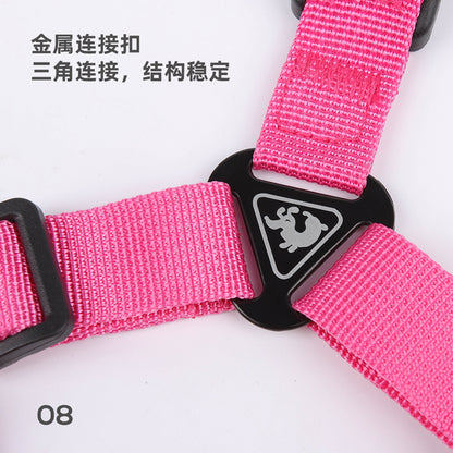 New Dog Chest Strap Integrated Lightweight Load-reducing Dog Walking Rope Hanging Dog Tags
