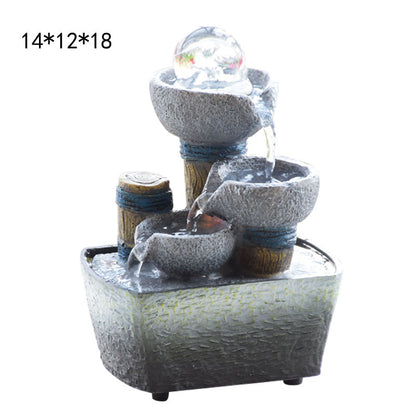 European-style Feng Shui Rotating Water Fountain