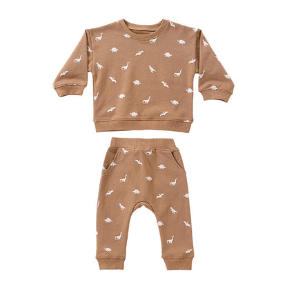 New Products  Baby Loose Casual Sweater Suit Baby Long-sleeved Sports Suit
