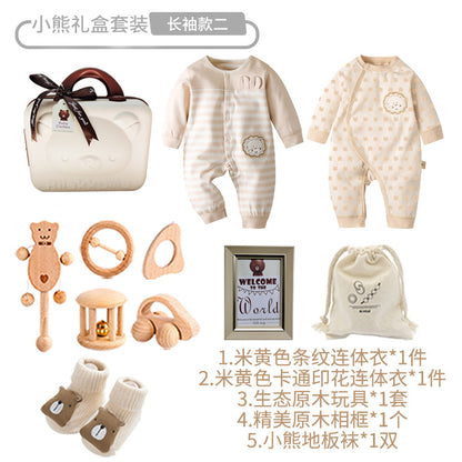 Newborn Baby Clothes Set Box Newborn Baby Meeting Gift Full Moon Gift Boy Baby Gift Box Set Gift Spring And Summer
