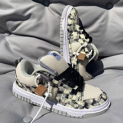 Light Luxury Plus Size Couple&#039;s Trendy Internet Famous Casual Men&#039;s Shoes Thickened Lemon Yellow Bread Shoes Trendy Board Shoes