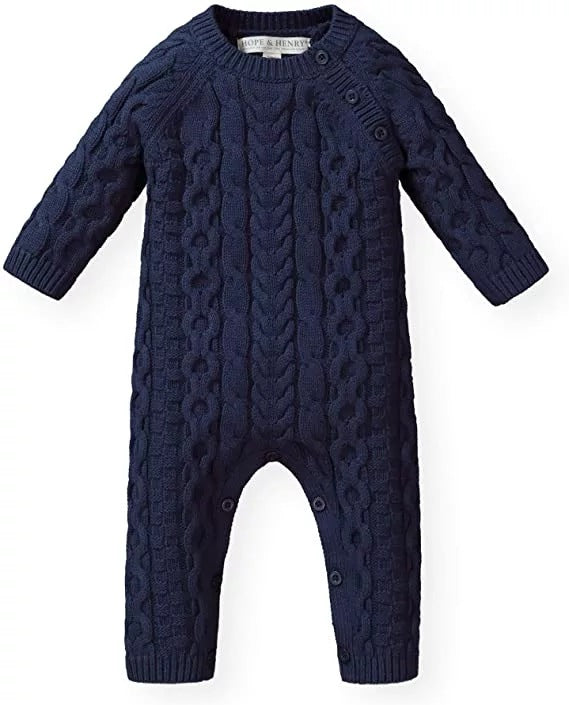 Baby Wrap Clothes Baby Twist Knitted Sweater Jumpsuit