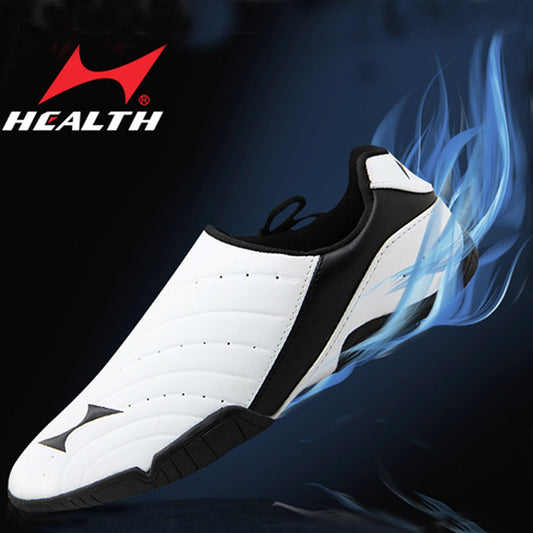 Hailes Taekwondo Shoes 5858 Men&#039;s And Women&#039;s Breathable Taekwondo Shoes Wear-resistant Training Competition Coach Shoes Authentic