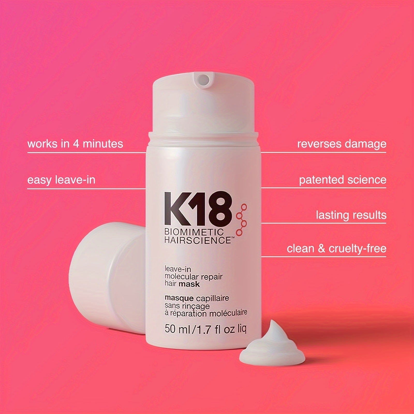 Wash-free Hair Mask To Remove Frizz Repair Perm Damaged Hair Structure Hair Care Repair-cross-border For New Products