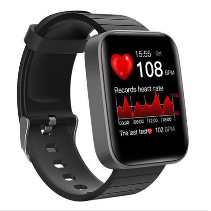Waterproof Smart Bracelet T68: Full Touch Health Monitoring Bluetooth