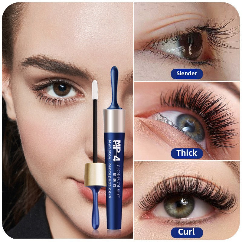 Skin Coat Nutmeg Eyelash Nutrient Acyl Pentapeptide Mascara Long Thick Mascara
