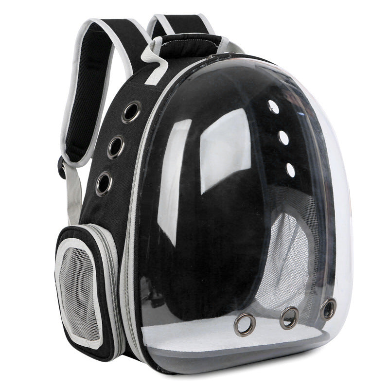 Spot New Pet Outing Bag Portable Space Capsule Transparent Cat Backpack