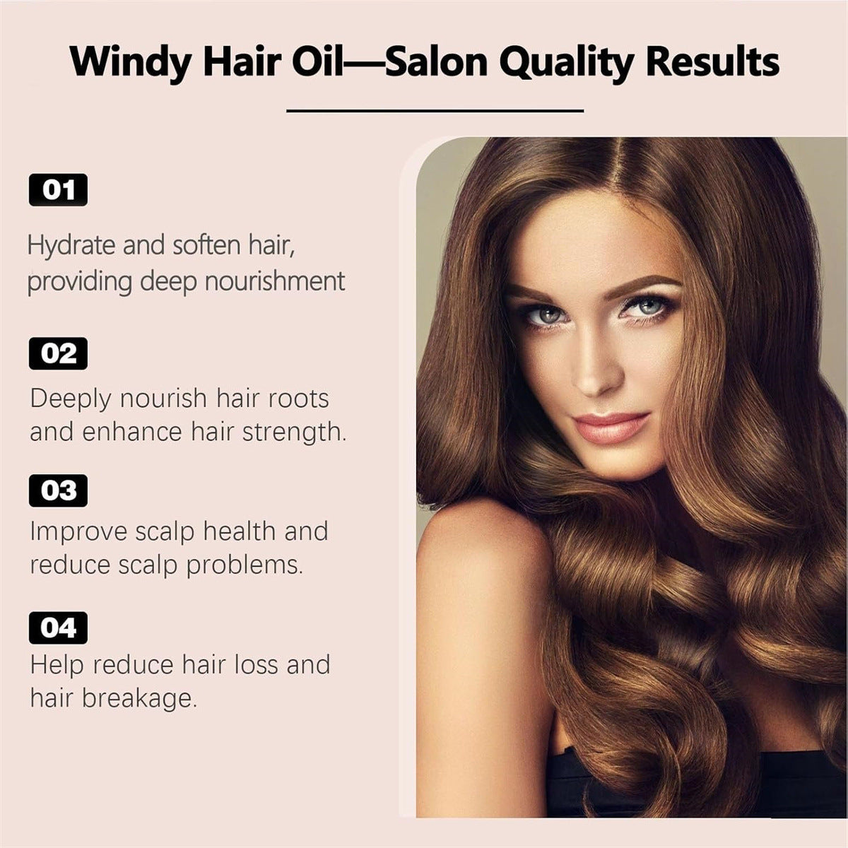 Windy Hair Oil Windy Hair Oil Treatment Women&#039;s Hair Oil Smooth Hair