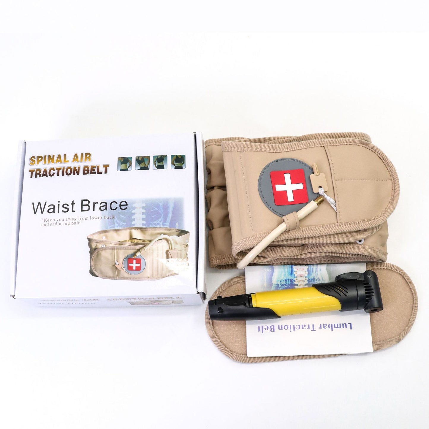 Inflatable Decompression Belt Lumbar Disc Protrusion To Relieve Low Back Pain Adult Support Fixed Protective Gear Waist Health Care Products