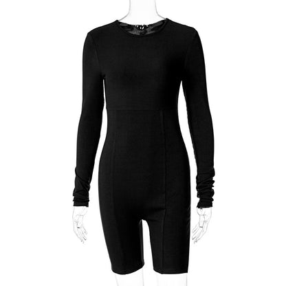 European And American Hot Products 2023 Spring Women&#039;s Leggings New Knitted Slim Fit Buttocks Sports Yoga Jumpsuit