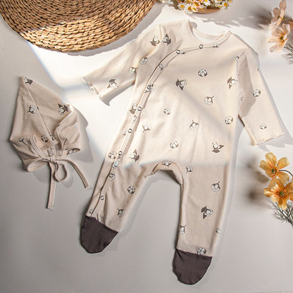Summer New Products Baby Jumpsuit Long-sleeved Cotton Clothes Romper Baby Outerwear Romper