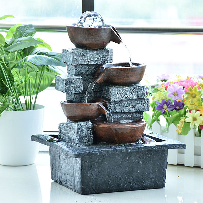 European-style Feng Shui Rotating Water Fountain