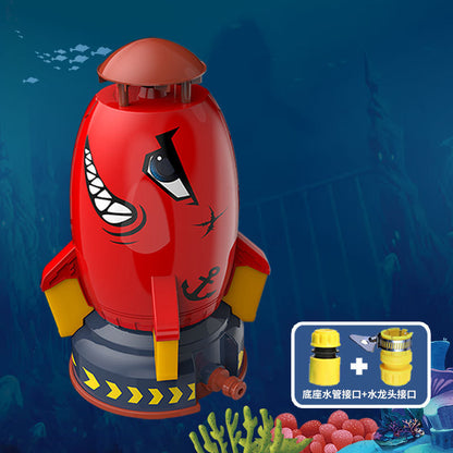 Rotating Flying Water Sprinkler Playing Water Toys Outdoor Pressure Lift-off