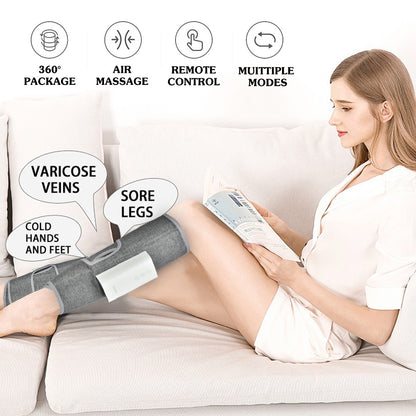 Amazon Hot Selling Usb Charging Home Hot Compress Leg Foot Massager Portable Air Sore Wave Leg Massager