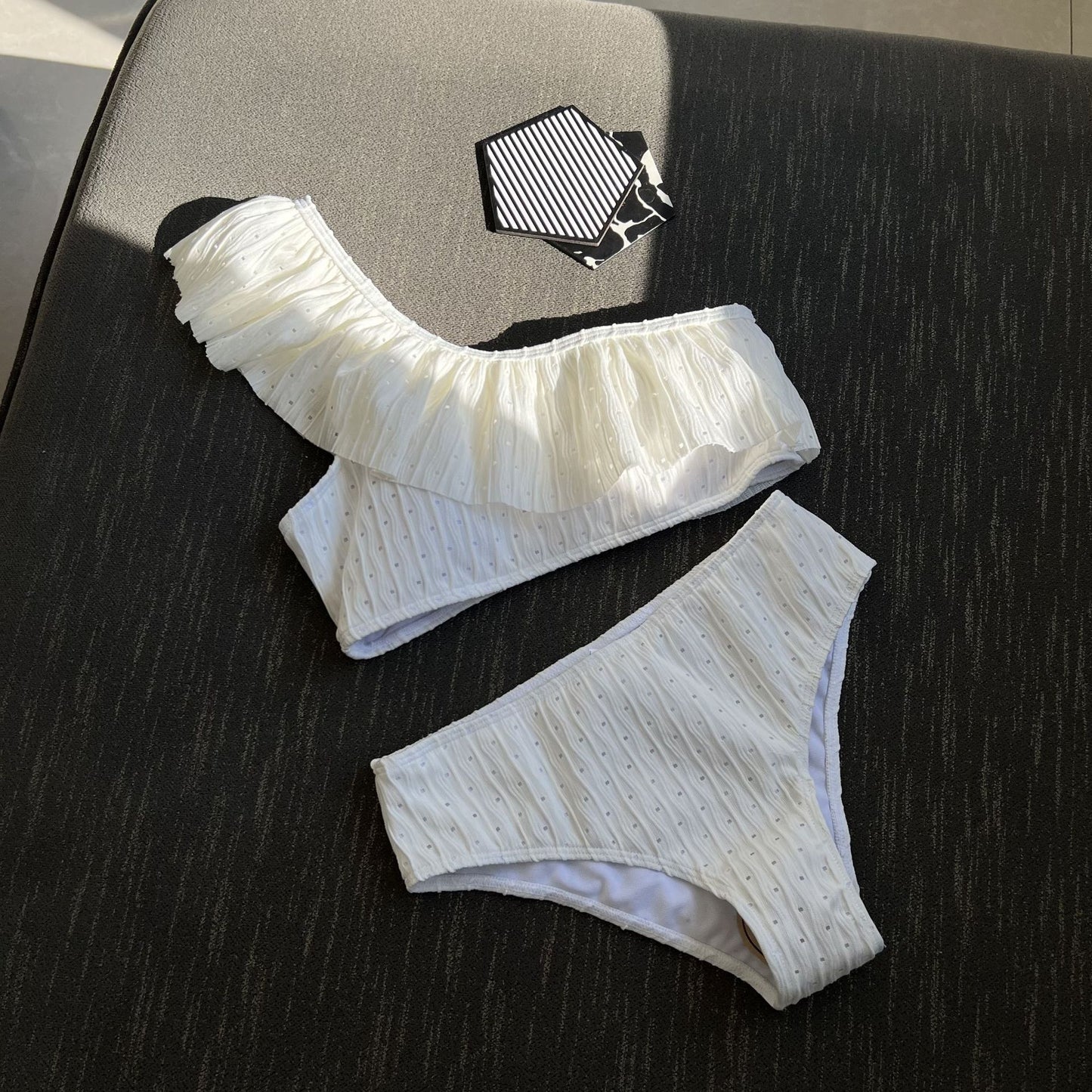 New Split Ruffled Swimsuit Bikini