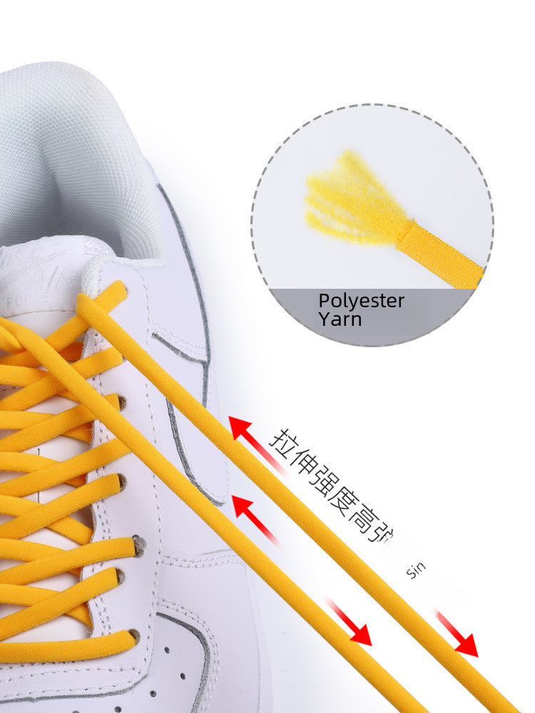 Tie-free Tie-free Men&#039;s And Women&#039;s Sports Shoes AJ1 Basketball Shoes Black And White Color Children&#039;s Elastic Semicircle Shoelace Rope Loafers
