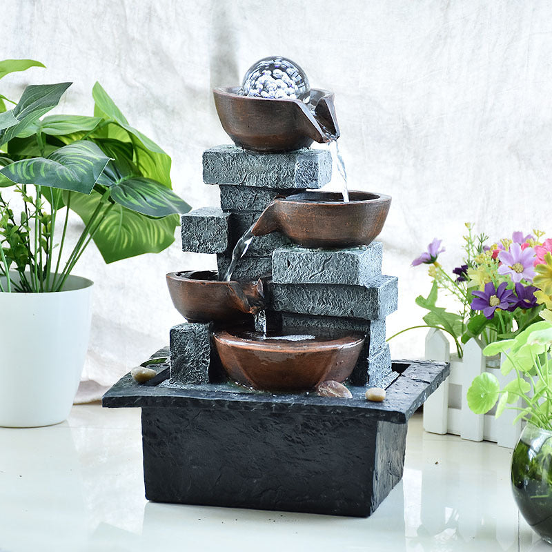 European-style Feng Shui Rotating Water Fountain