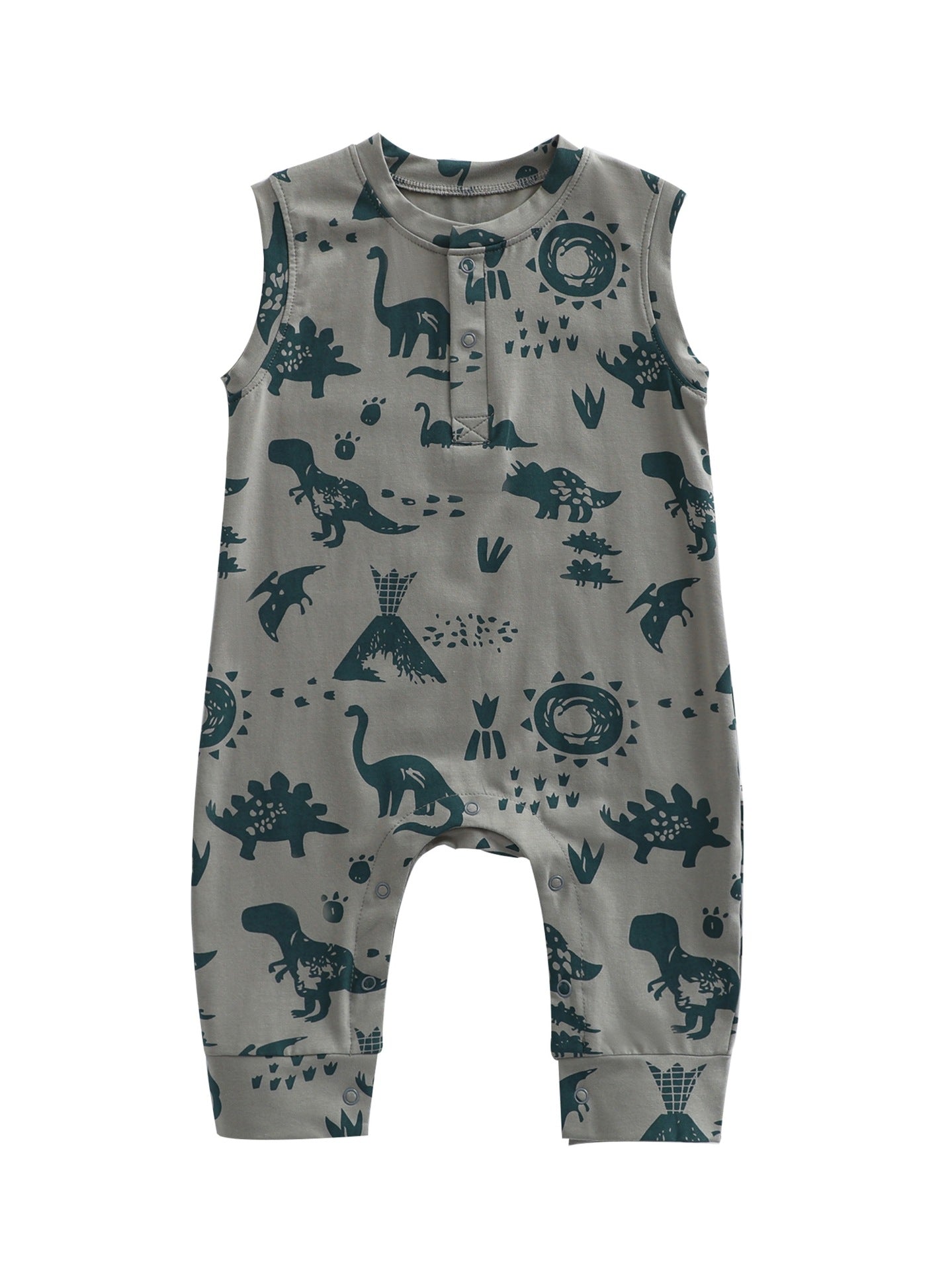 Baby Clothes Summer Thin Sleeveless Vest Romper Baby Girl Super Foreign Style Climbing Clothes Summer Clothes Baby Boy Cotton Jumpsuit