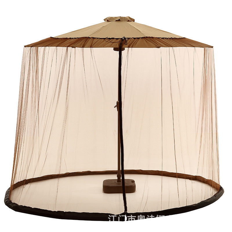 Purse Seine Water Pipe Weighted Umbrella Account Outside Parasol Anti-mosquito Net Wholesale Cross-border Hot-selling Explosive Products Factory Direct Supply Three-color
