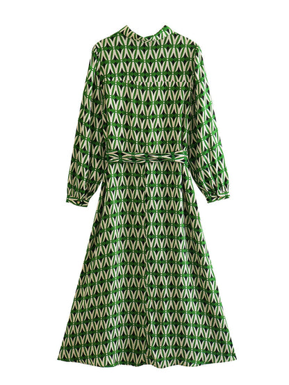New Money- Belted Midi Dress