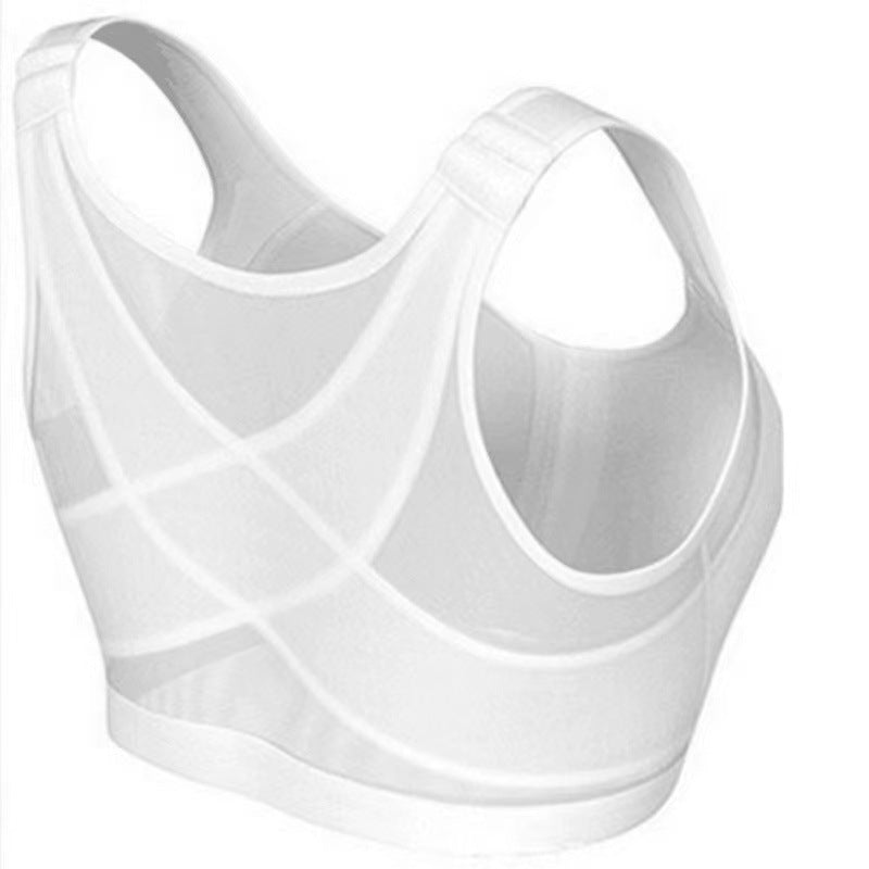 New Chest Buckle Bra Women&#039;s Adjustable Underwear Vest Without Steel Ring Gather Bra Sports Thin Section Yoga Anti
