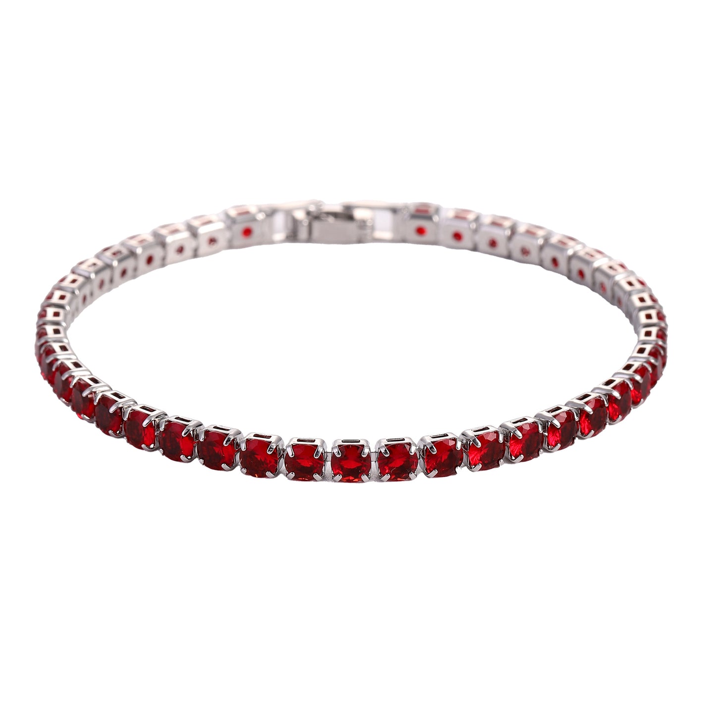 Hip-hop 4.0 Zircon Bracelet For Men And Women Amazon Best Selling Simple Fashion Tennis Bracelet