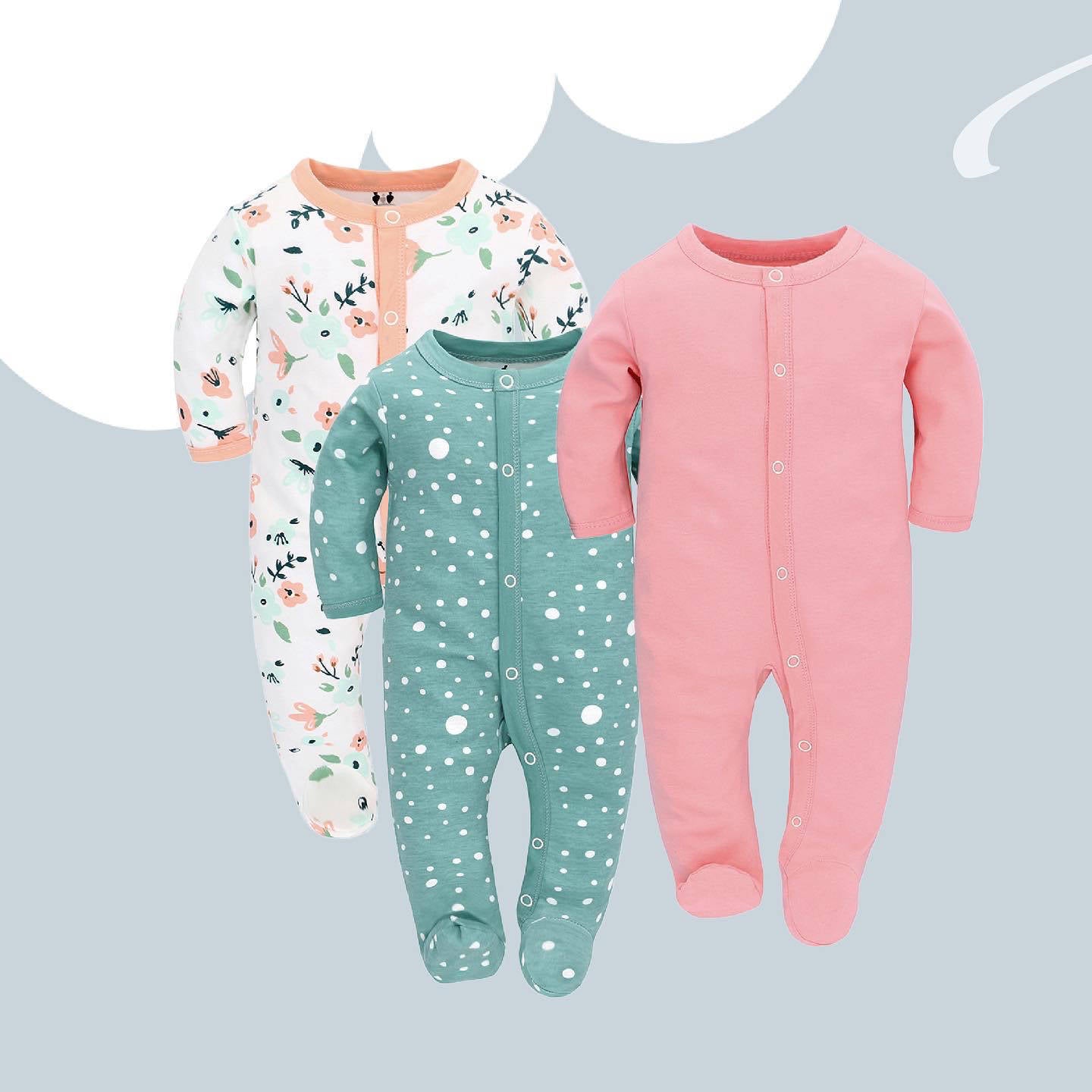 Newborn Jumpsuit, Autumn Style Male And Female Baby Jumpsuit, Long-sleeved Baby Jumpsuit, Baby Foot-covering Jumpsuit
