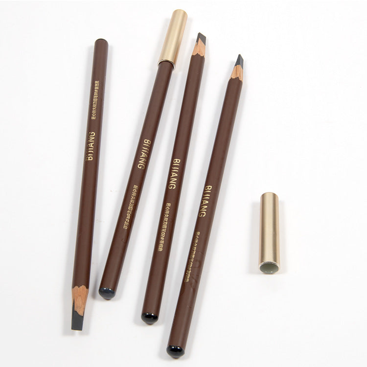 Make-up Artist Special Waterproof Non-smuge Genuine Goods Lasting Soft Fog Wild Eyebrow Pencil Craftsman Ingenuity Lasting Machete Eyebrow Pencil