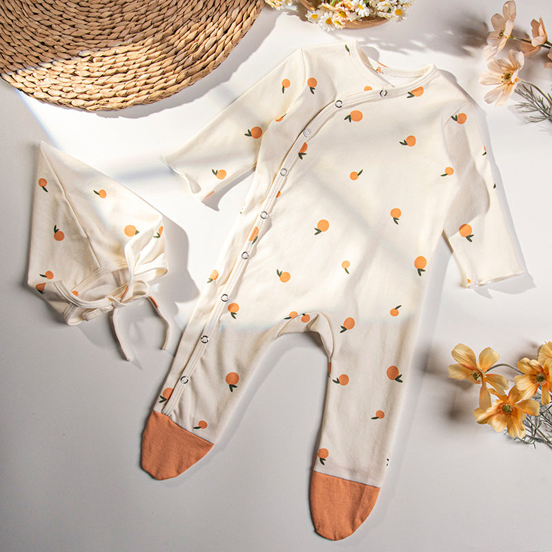 Summer New Products Baby Jumpsuit Long-sleeved Cotton Clothes Romper Baby Outerwear Romper