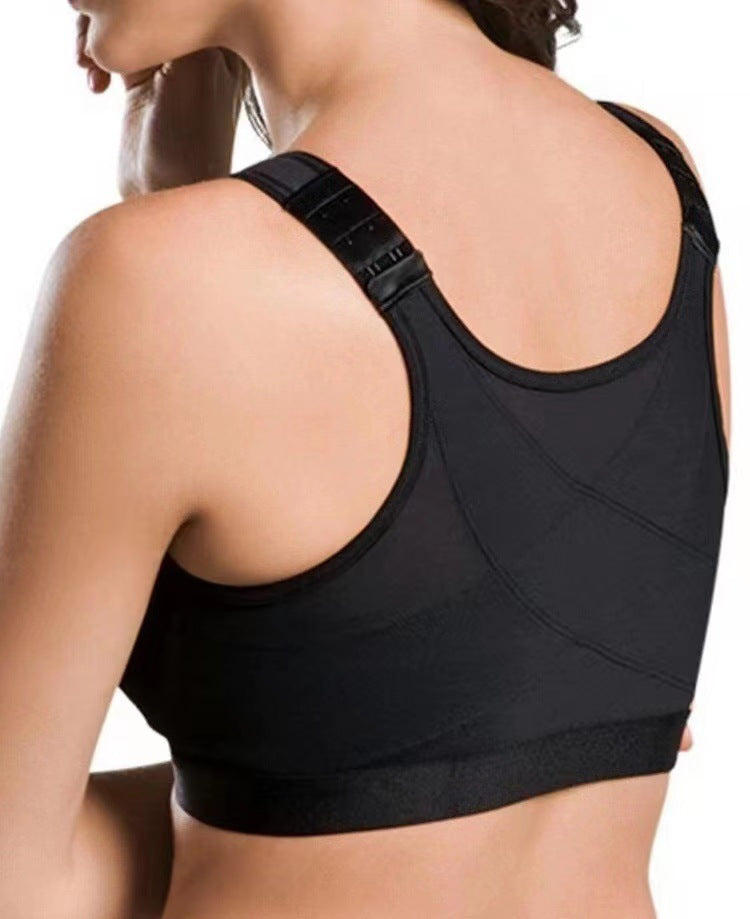 New Chest Buckle Bra Women&#039;s Adjustable Underwear Vest Without Steel Ring Gather Bra Sports Thin Section Yoga Anti
