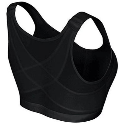 New Chest Buckle Bra Women&#039;s Adjustable Underwear Vest Without Steel Ring Gather Bra Sports Thin Section Yoga Anti