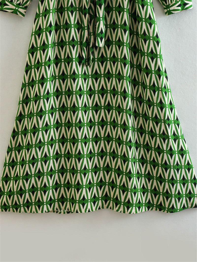New Money- Belted Midi Dress